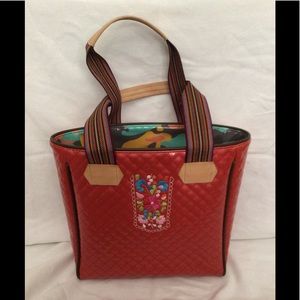 Consuela Red Classic Tote